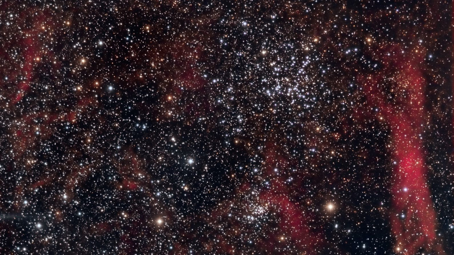 M38 con su vecino NGC 1907. Bernd Weinzierl