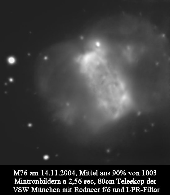 5. M76: la Mariposa planetaria