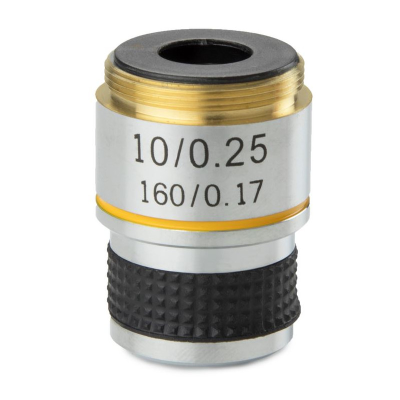 Euromex objetivo 10x/0,25, acro., parafocal, 35 mm, MB.7010 (MicroBlue)