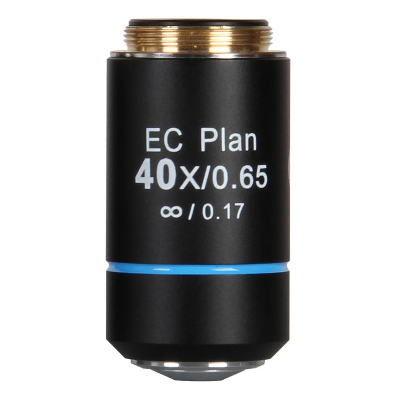 Motic objetivo EC PL, CCIS, plan., acro., 40x/0,65, S, w.d. 0,5 mm (BA-210)