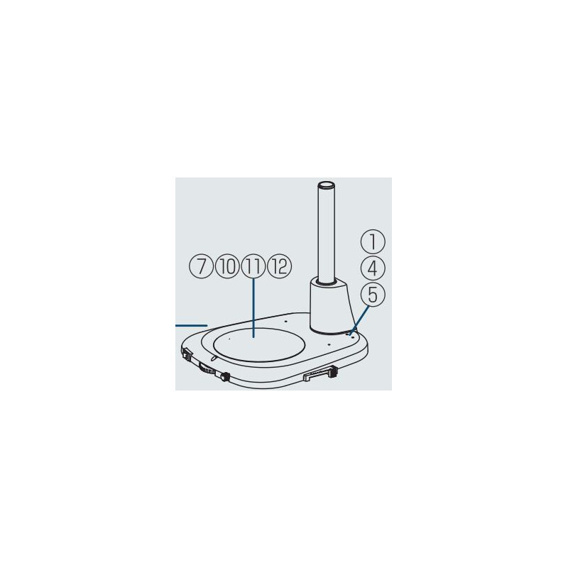 Nikon Microscopio stereo zoom SMZ460, bino, 0,7x-3x, 45°, FN21, W.D.100 mm, Luz transmitida, LED
